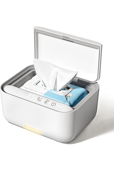 CONOYAR Bebek Islak Mendil Isıtıcısı, 3 Sıcaklık Seviyesi ve Gece Lambası ile...