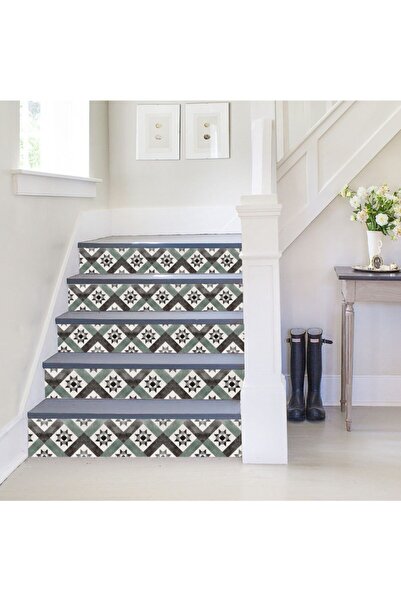 Bigaimaj Merdiven Sticker Folyo Kaplama 5 Adet (18cm X 120cm)