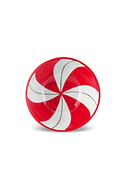 Karaca New Year Yılbaşı Candy Stripe Kase 15 Cm