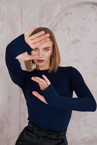 ALLEYTA Bluză de damă cu detaliu cu degetele