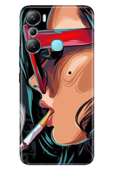 Cekuonline Infinix Hot 20I Case Silicone Patterned Full Protection Cover Cool...
