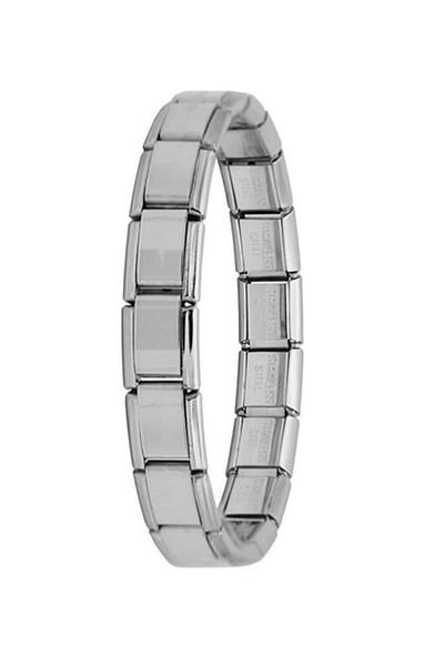 Market66 Anti Stress Stretchy Balance Bracelet Stainless Steel Metal Italian Charm Bracelet