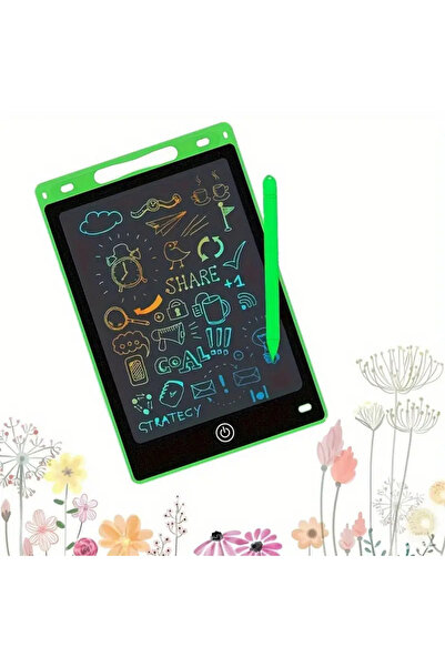 YAKUT 8,5 Inç Writing Silinebilen Lcd Grafik Dijital Kalemli Çizim Tableti (KIRMIZI)