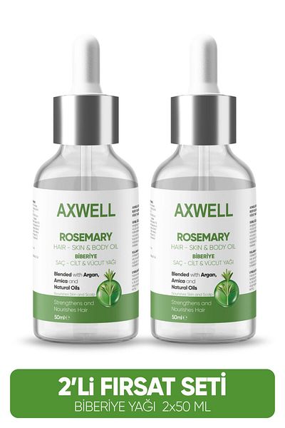 AXWELL Complexi Rosemary Oil - Hair Care Set of 2 for Fast Hair Growth and Damaged Hair