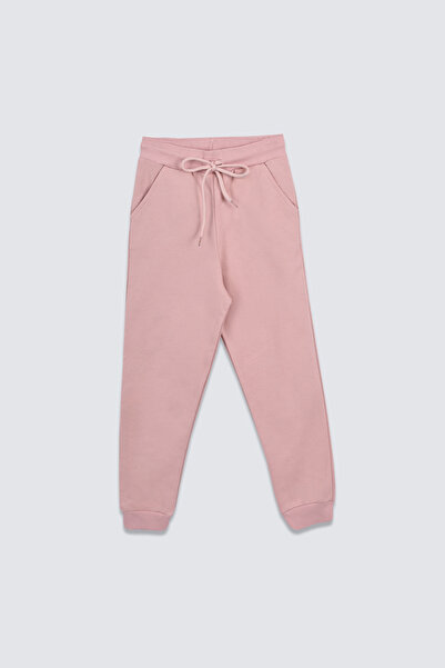 ZUZUNGA Basic Raised Double Pocket Sweatpants 3-10 Years Old Powder