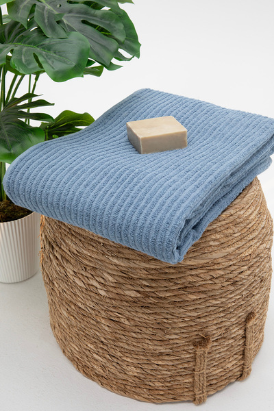 FAVORA Line Luxury Indigo Бавовняний рушник для ванної кімнати - 100x150