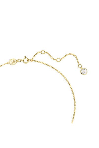 Swarovski Chroma Kolye, Kalp, Kırmızı, Altın rengi kaplama