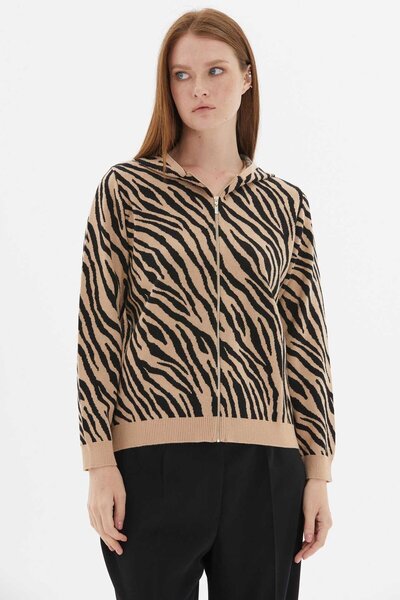 Two Mail FERMUARLI CEKET Süt Kahve