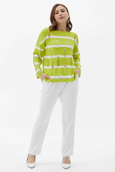 Two Mail Yellow Ripped Blouse