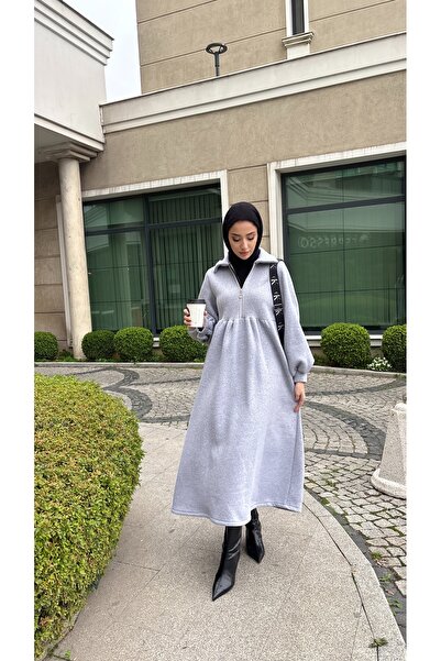 modasusev Φόρεμα με φερμουάρ 3 νήματα