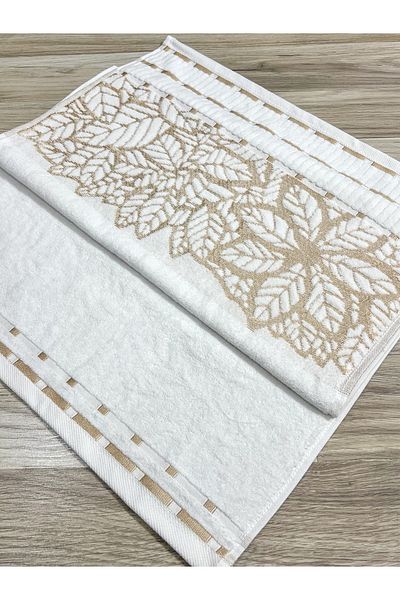 AYHANHOME 4 db Velvet Luxury Jacquard hozomány 50x90 kéz- és arctörlő