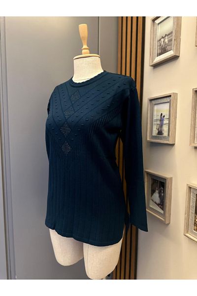 BERNEO Pulover din tricot din bumbac Mother Design
