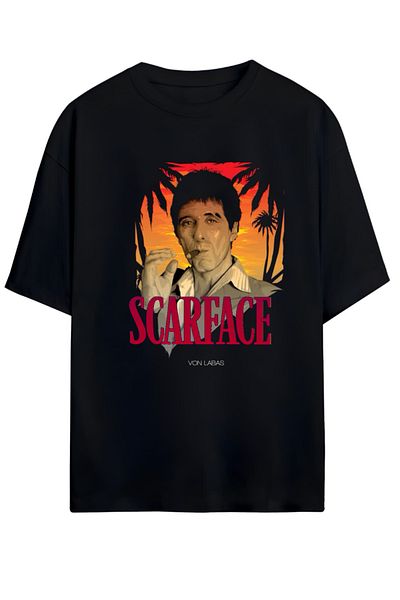 VON LABAS TRICOUL OVERSIZE UNISEX DE BUMBAC PROiectat de TONY MONTANA
