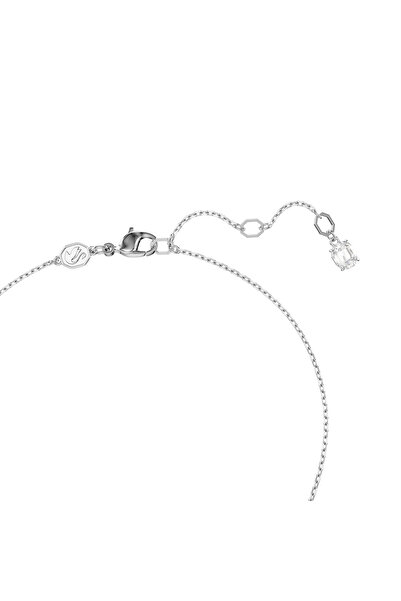 Swarovski Hyperbola Kolye, Kalp, Mavi, Rodyum Kaplama