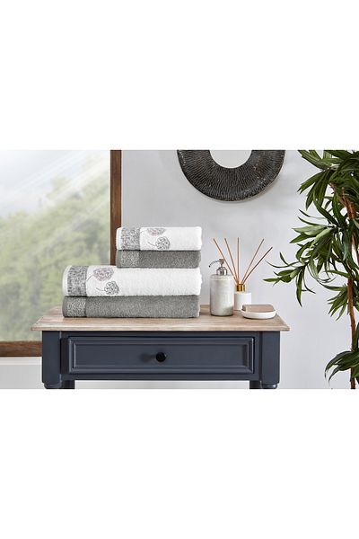 Özdilek Özdilek Phlox Bamboo Towel Set