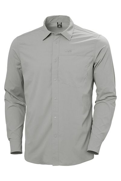 Helly Hansen Men's Long Sleeve Gray Shirt - Tofino Solen Hha.63167Hha.885