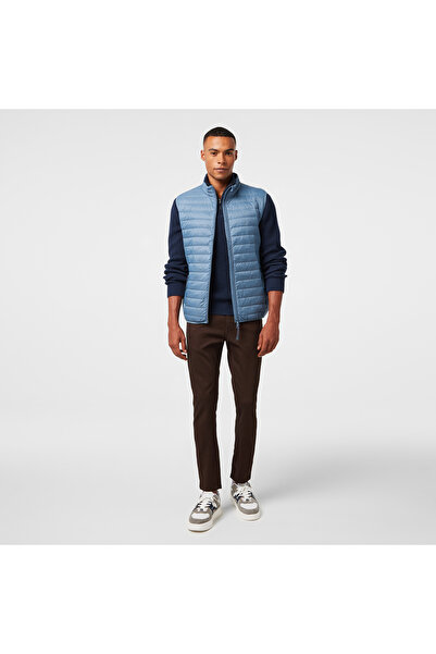 Nautica Erkek Mavi Su Kaydırma Özellikli Kaz Tüyü Yelek