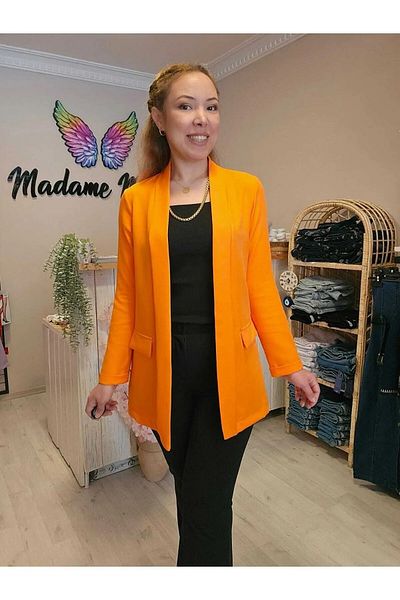 Vivoon Jachetă de damă cu gantere din material textil