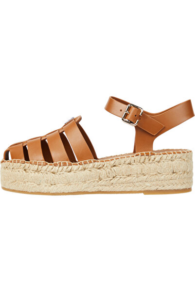 Tommy Hilfiger Leather Fisherman Flatform Espadrille Sandals
