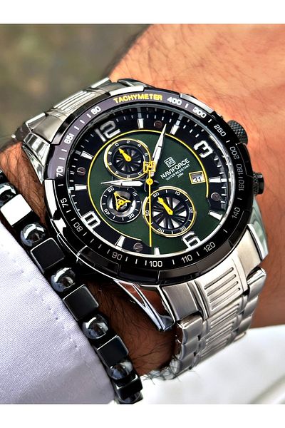 Naviforce Navforce Function Analog Men's Wrist Watch with Bracelet Gift