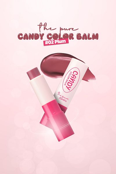 Missha Shiny Finish Colored Lip Balm - a'Pieu the Pure Candy Color No.02 Plum