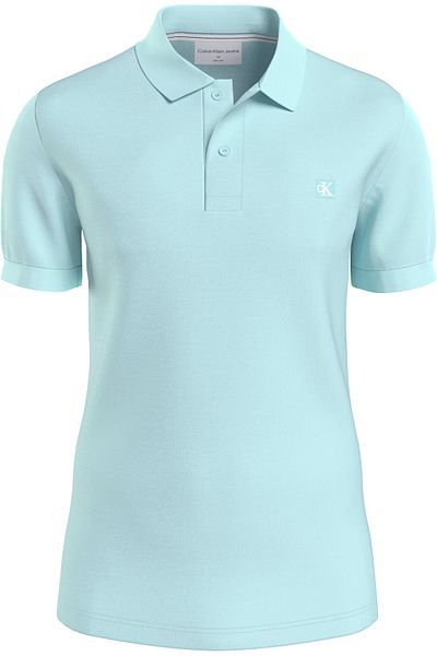 Calvin Klein Monogram Badge Short Sleeves Polo T-Shirt
