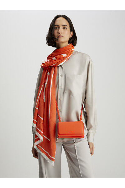 Calvin Klein Logo Printed Scarf