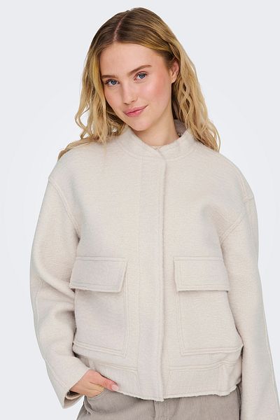 ONLY Onlsanne Regular Fit Soft Textured Bomber Jacket Jacket 15335196