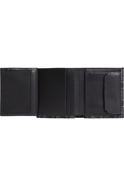 Calvin Klein Monogram Patterned Tri-Fold Wallet