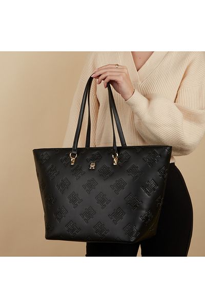 Tommy Hilfiger Refined Zwarte Shopper AW0AW15726BDS