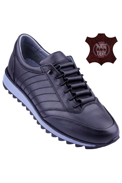 DETECTOR Pantofi de zi cu zi pentru bărbați, ortopedici, ultra confortabili, din piele naturală