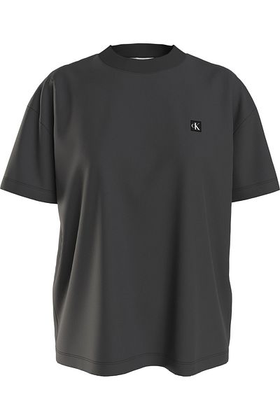 Calvin Klein Logo Badge Short Sleeves Boyfriend Fit T-Shirt