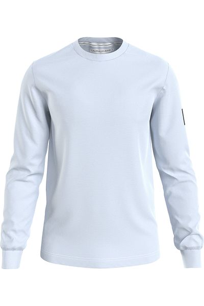 Calvin Klein Logo Badge Waffle Knitted T-Shirt