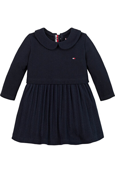 Tommy Hilfiger Pointelle Pique Fit And Flare Dress
