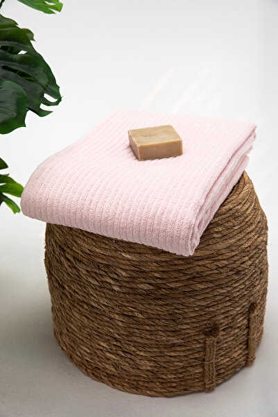 FAVORA Line Luxury 100X150 Cotton Bath Towel - Powder