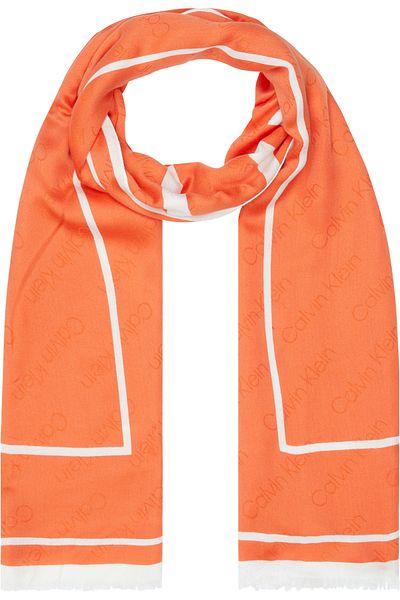 Calvin Klein Logo Printed Scarf