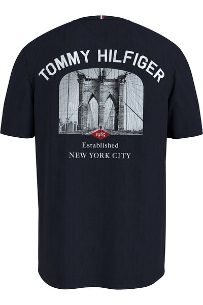 Tommy Hilfiger Printed Back Short Sleeves T-Shirt