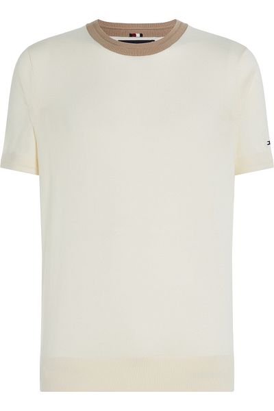 Tommy Hilfiger Contrast Crew Neck Knit T-Shirt