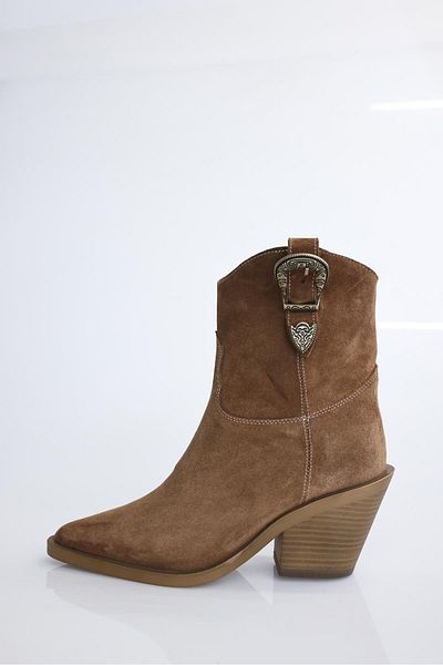 5in1Canpolat Cizme Western cu cataramă Honey 123316