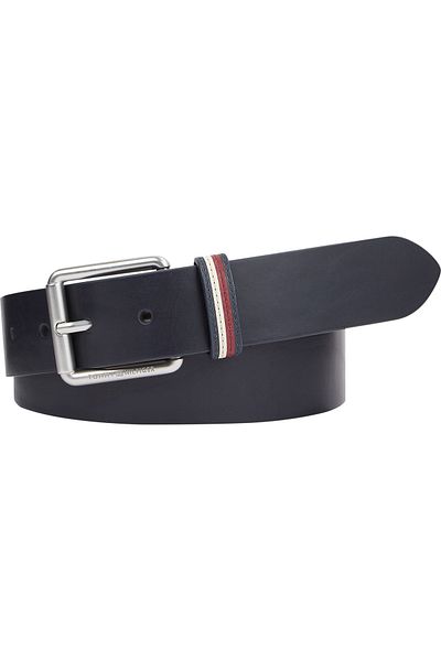 Tommy Hilfiger Casual Leather Square Buckle Belt