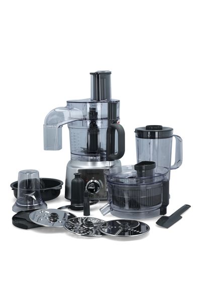 Kenwood محضر طعام، 1000 واط، وعاء سعة 3 لتر، خلاط سعة 1.5 لتر، 11 أداة معالجة، مطحنة متعددة الاستخدامات، مطحنة