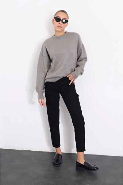 mooishan جينز أمي أسود - بنطلون نسائي