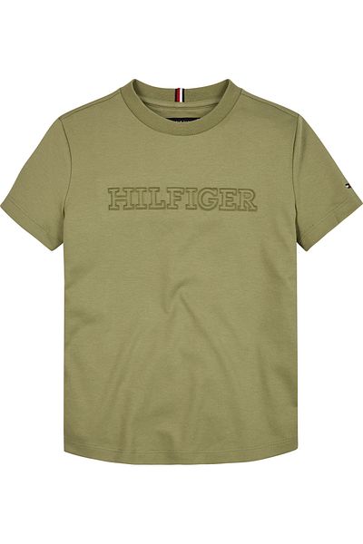 Tommy Hilfiger تي شيرت Hilfiger Monotype بشعار منقوش