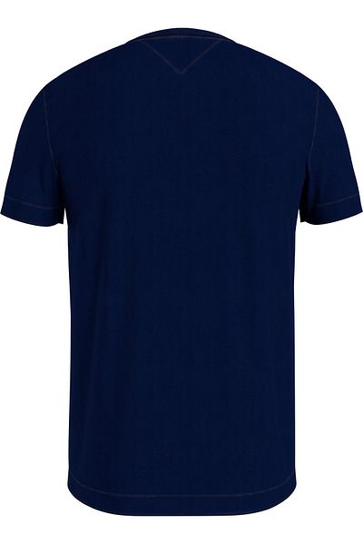 Tommy Hilfiger Logo Embroidered Crew Neck T-Shirt