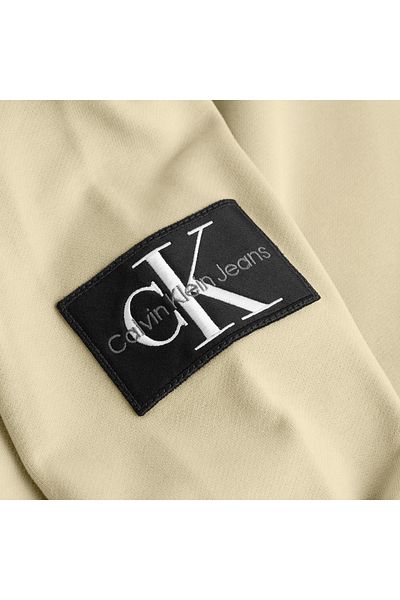 Calvin Klein Logo Badge Detail Hooded Zipper Jacket