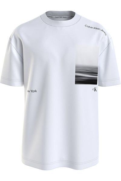 Calvin Klein Printed Crew Neck T-Shirt
