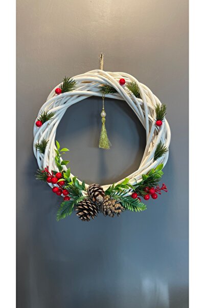 Gözükara Yeni yıl çelenk  hediyelik noel süsü kapı panosu