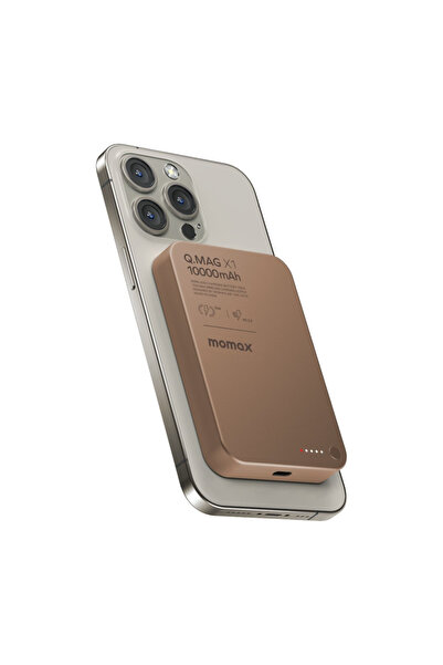 Momax Q Mag X1 10000 mAh MagSafe Powerbank Desert Titanium