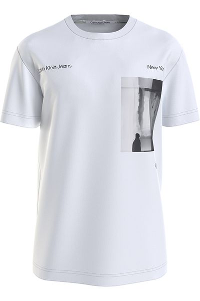 Calvin Klein Printed Crew Neck T-Shirt