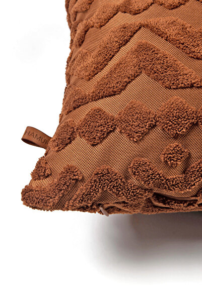 HAMUR Bohemian Special Design Punch Punch Pattern Ορθογώνιο διακοσμητικό κάλυμμα μαξιλαριού ριχτάρι Letta Tan